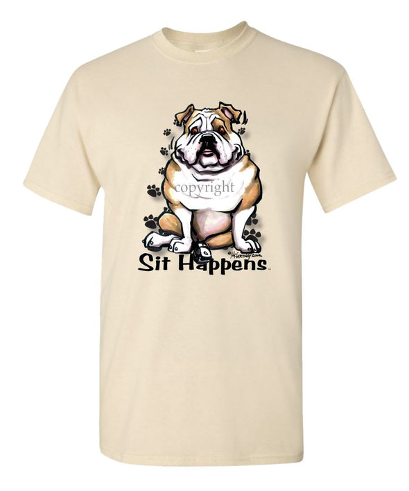 Bulldog - Sit Happens - T-Shirt