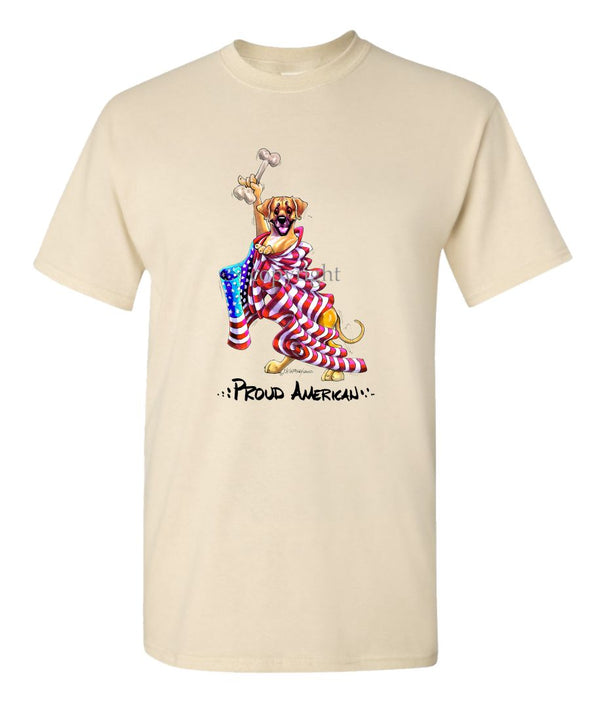 Rhodesian Ridgeback - Proud American - T-Shirt