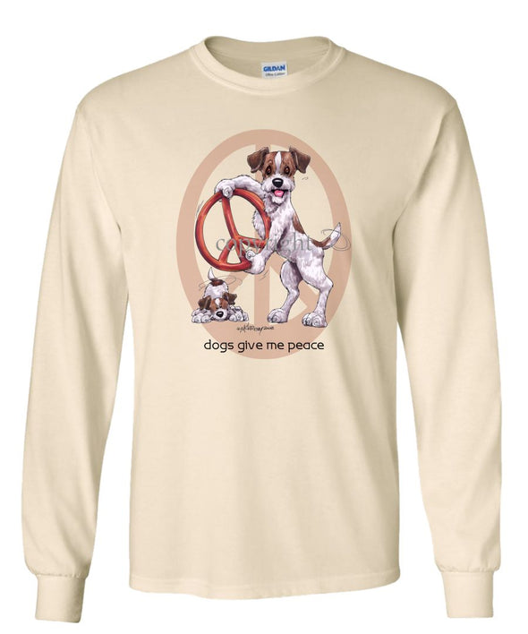 Jack Russell Terrier - Peace Dogs - Long Sleeve T-Shirt