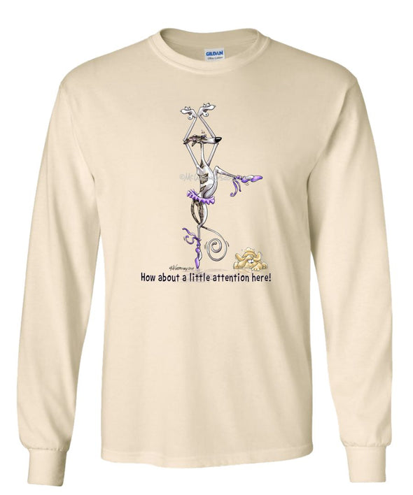 Whippet - Little Attention - Mike's Faves - Long Sleeve T-Shirt