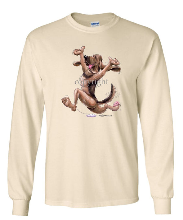 Bloodhound - Happy Dog - Long Sleeve T-Shirt
