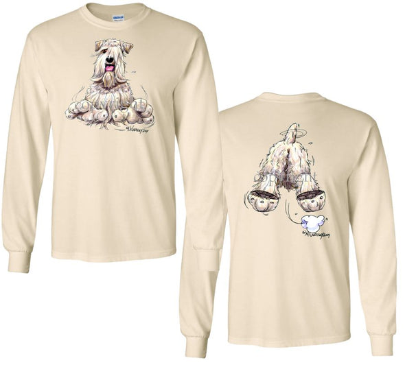 Soft Coated Wheaten - Coming and Going - Long Sleeve T-Shirt (Double Sided)