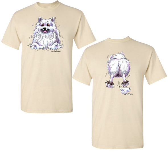 American Eskimo Dog - Coming and Going - T-Shirt (Double Sided)