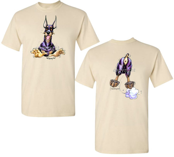 Doberman Pinscher - Coming and Going - T-Shirt (Double Sided)