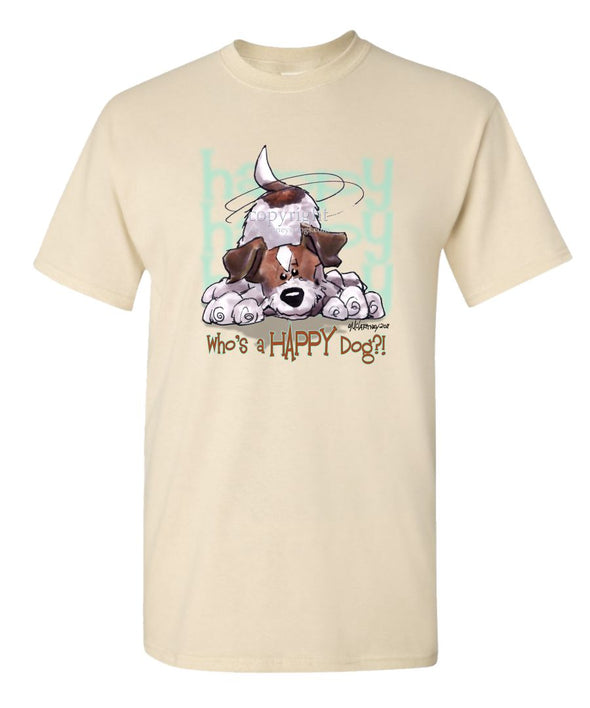 Parson Russell Terrier - Who's A Happy Dog - T-Shirt