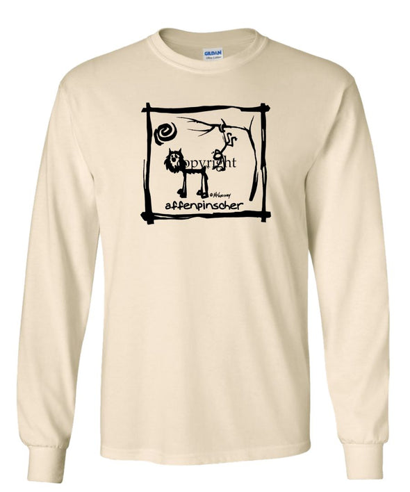 Affenpinscher - Cavern Canine - Long Sleeve T-Shirt