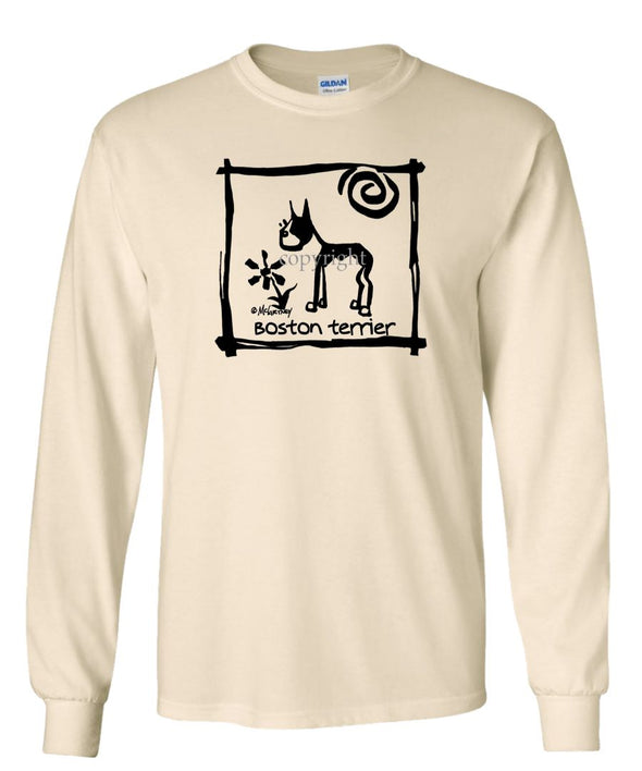 Boston Terrier - Cavern Canine - Long Sleeve T-Shirt