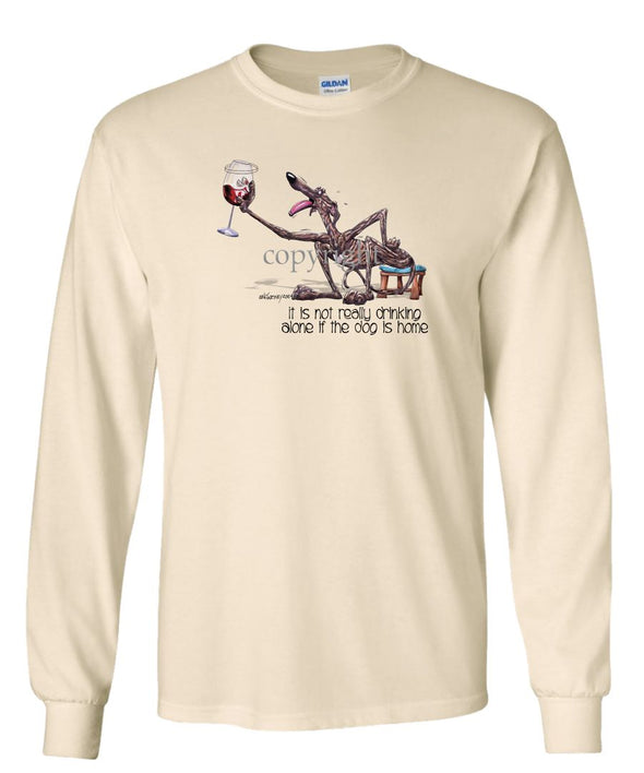 Greyhound - It's Not Drinking Alone - Long Sleeve T-Shirt