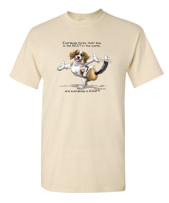 Beagle - Best Dog in the World - T-Shirt