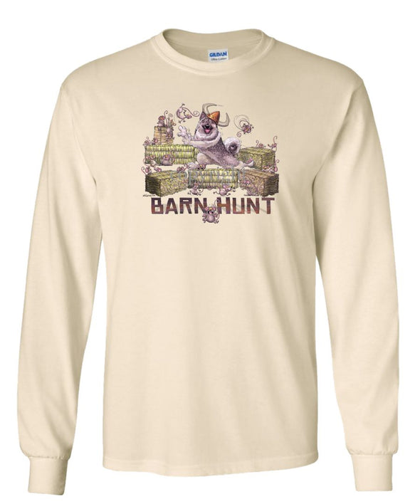 Norwegian Elkhound - Barnhunt - Long Sleeve T-Shirt