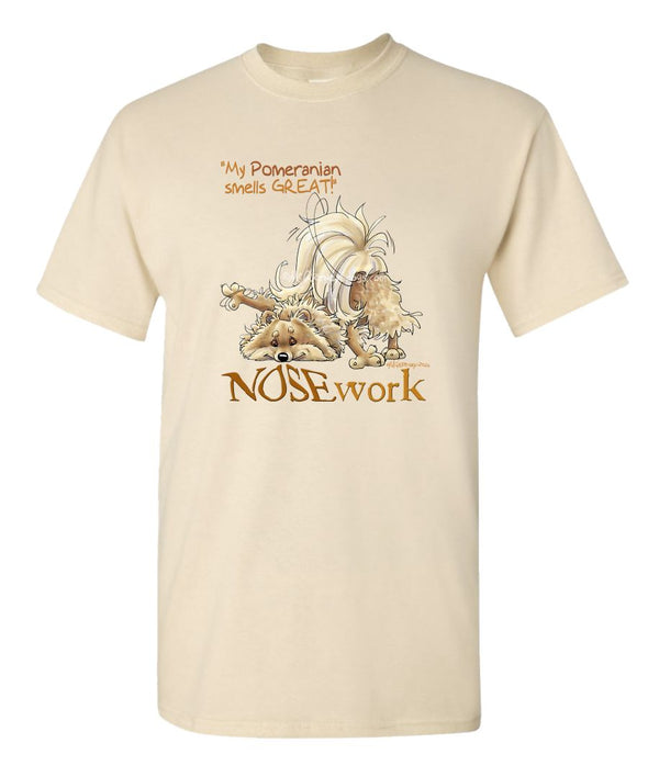 Pomeranian - Nosework - T-Shirt