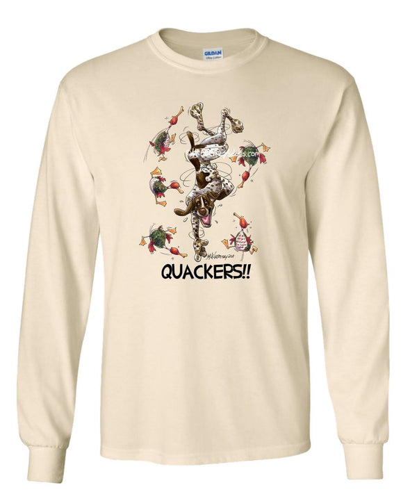 German Shorthaired Pointer - Quackers - Mike's Faves - Long Sleeve T-Shirt