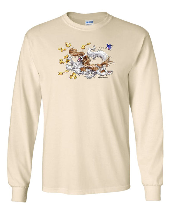 Cavalier King Charles - Chasing Treats - Mike's Faves - Long Sleeve T-Shirt