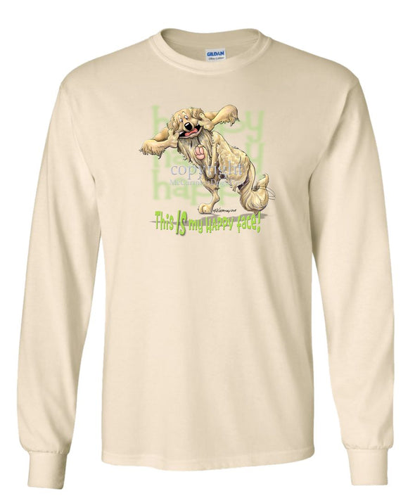 Golden Retriever - 2 - Who's A Happy Dog - Long Sleeve T-Shirt