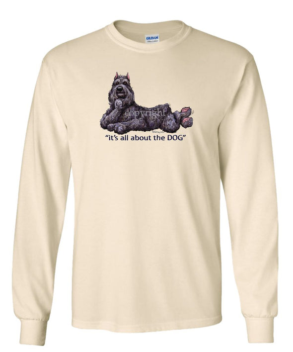 Bouvier Des Flandres - All About The Dog - Long Sleeve T-Shirt