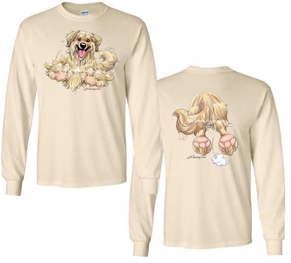 Golden Retriever - Coming and Going - Long Sleeve T-Shirt (Double Sided)
