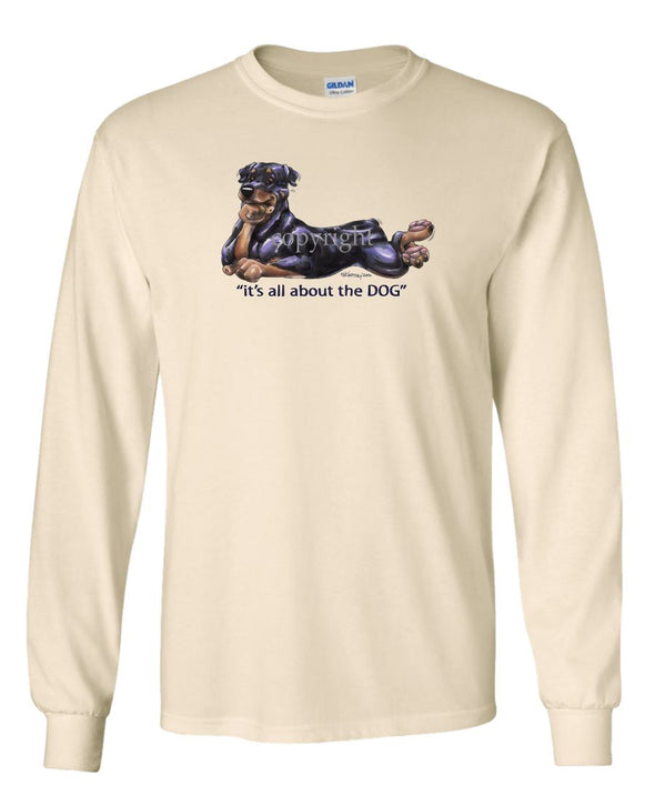Rottweiler - All About The Dog - Long Sleeve T-Shirt