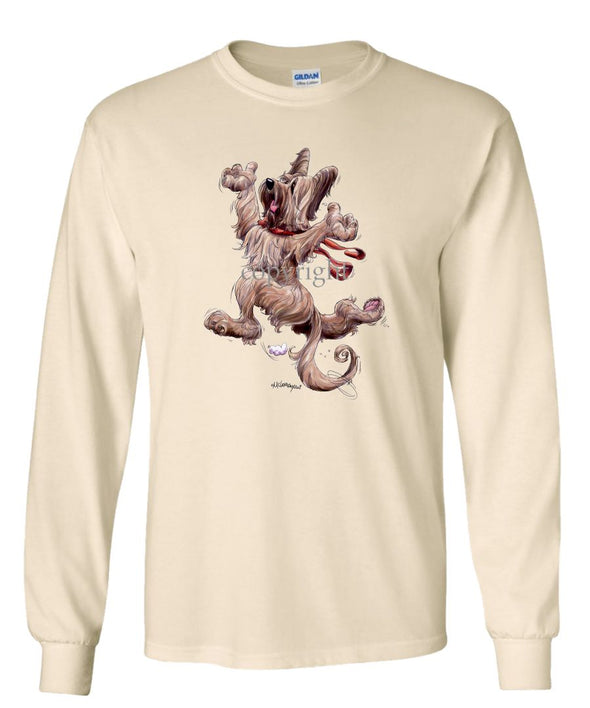Briard - Happy Dog - Long Sleeve T-Shirt