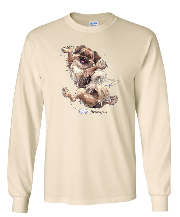Tibetan Spaniel - Happy Dog - Long Sleeve T-Shirt