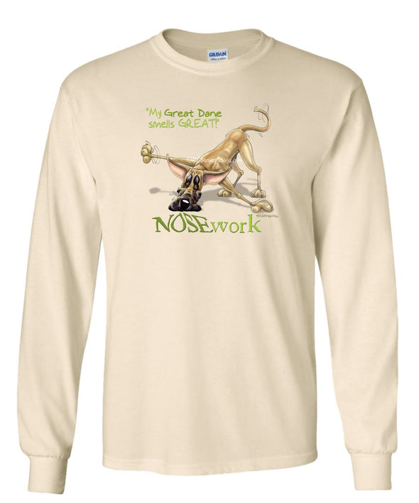 Great Dane - Nosework - Long Sleeve T-Shirt