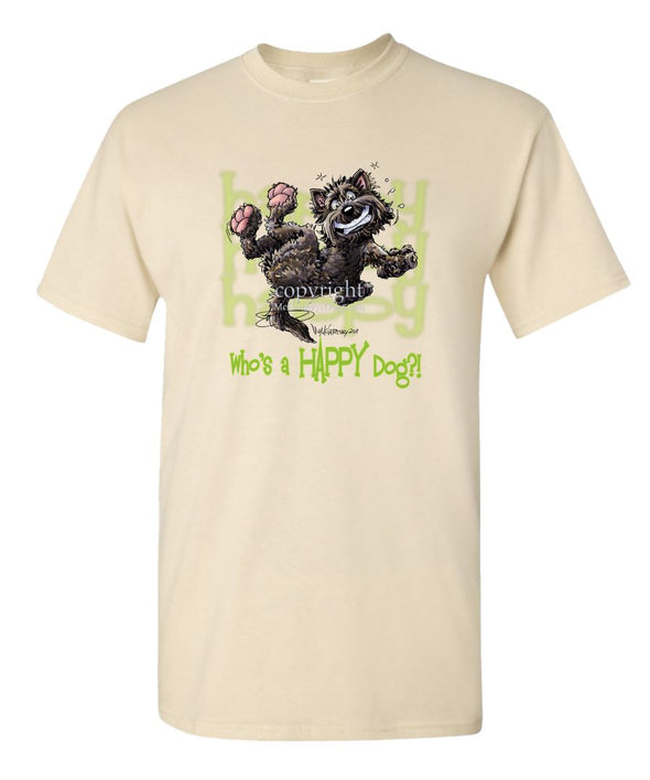 Cairn Terrier - Who's A Happy Dog - T-Shirt