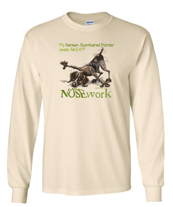 German Shorthaired Pointer - Nosework - Long Sleeve T-Shirt
