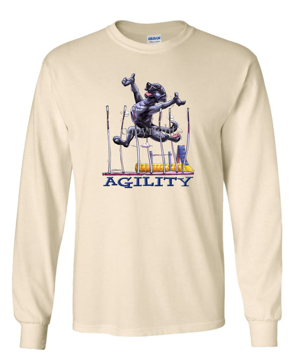 Labrador Retriever  Black - Agility Weave II - Long Sleeve T-Shirt