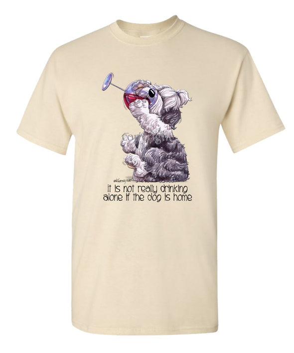 Old English Sheepdog - It's Not Drinking Alone - T-Shirt