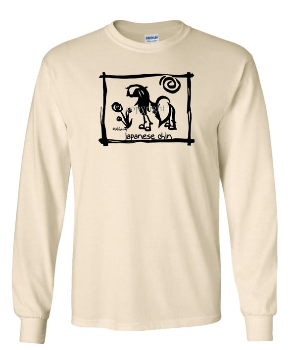 Japanese Chin - Cavern Canine - Long Sleeve T-Shirt