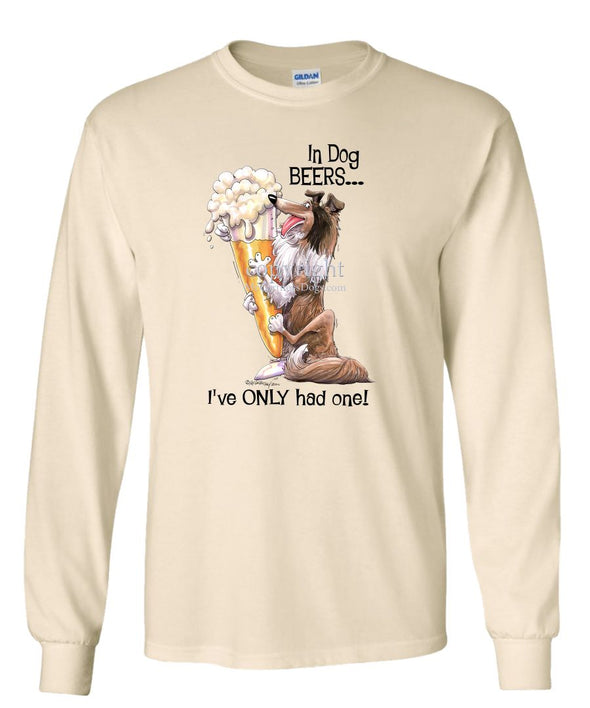Collie - Dog Beers - Long Sleeve T-Shirt