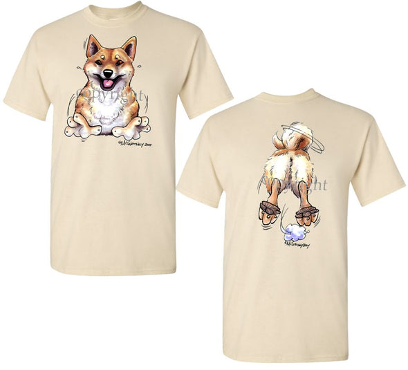 Shiba Inu - Coming and Going - T-Shirt (Double Sided)