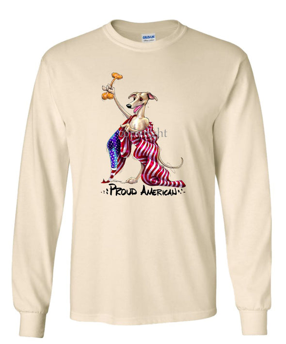 Greyhound - Proud American - Long Sleeve T-Shirt
