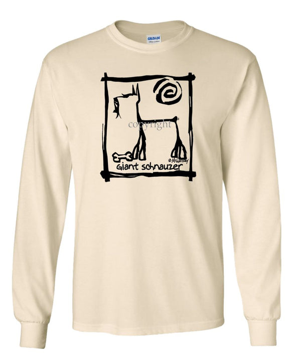 Giant Schnauzer - Cavern Canine - Long Sleeve T-Shirt