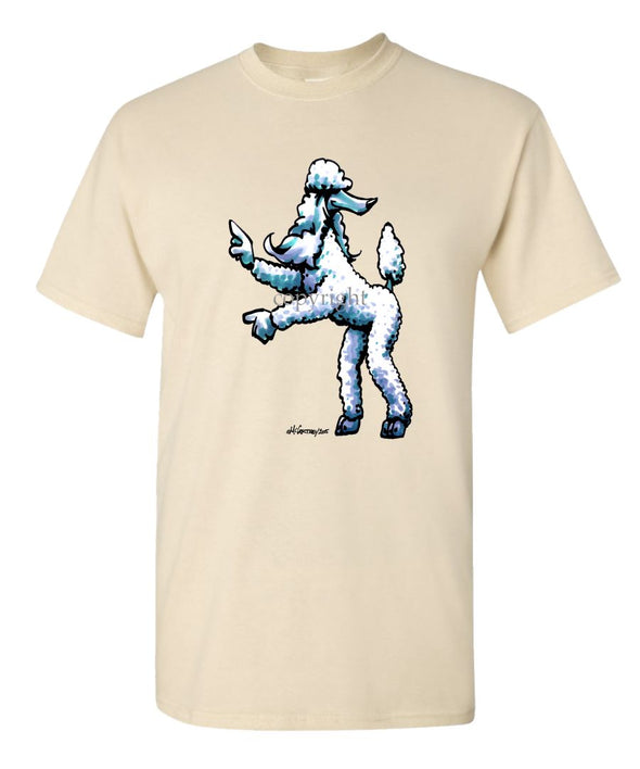 Poodle  White - Cool Dog - T-Shirt