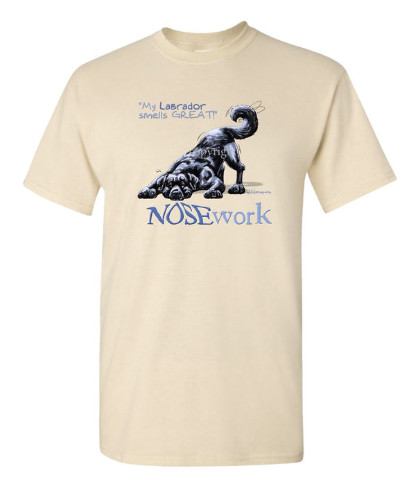 Labrador Retriever  Black - Nosework - T-Shirt