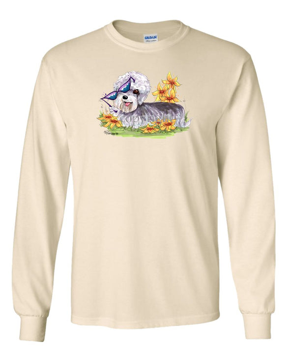 Dandy Dinmont - With Sunglasses - Caricature - Long Sleeve T-Shirt