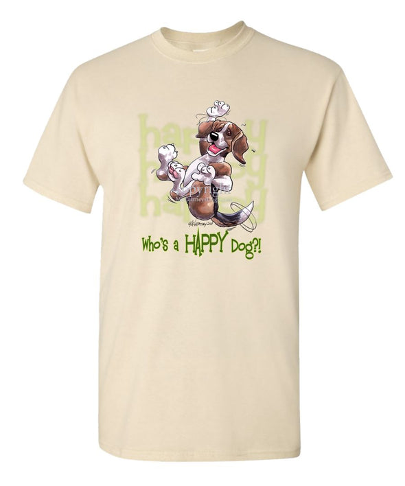 Beagle - Who's A Happy Dog - T-Shirt