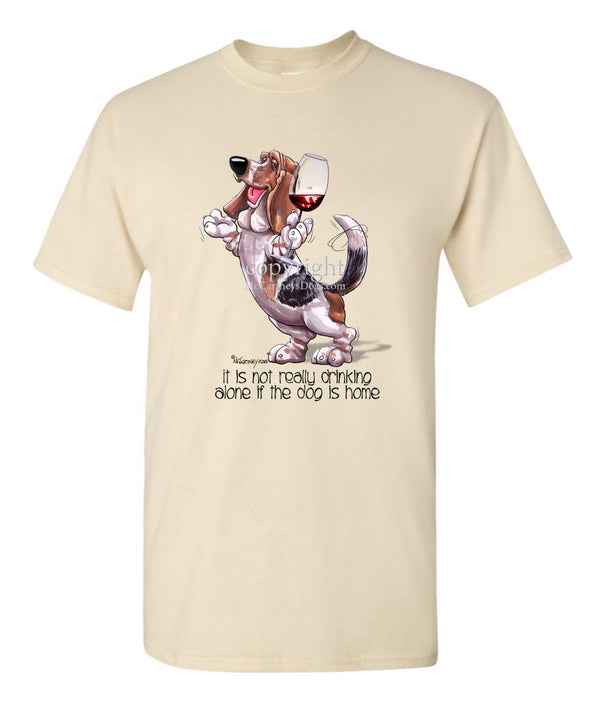 Basset Hound - It's Not Drinking Alone - T-Shirt