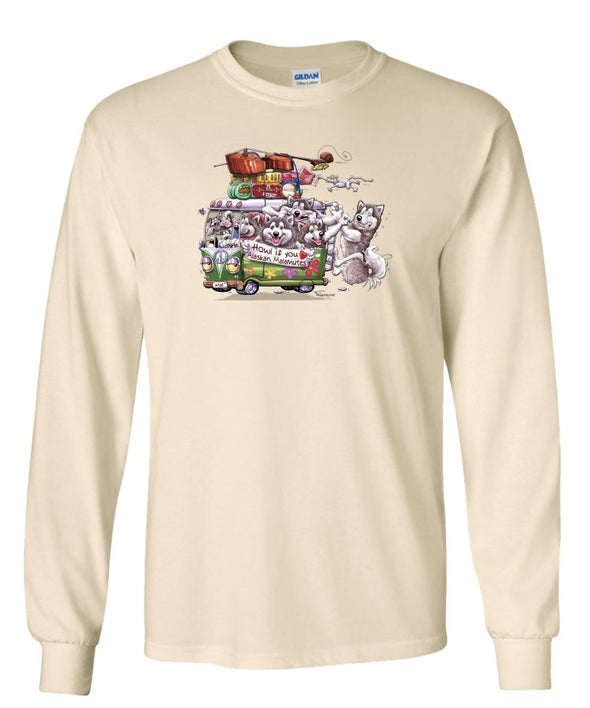Alaskan Malamute - Bark If You Love Dogs - Long Sleeve T-Shirt