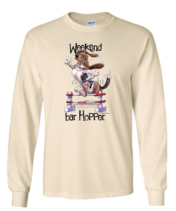 Basset Hound - Weekend Barhopper - Long Sleeve T-Shirt