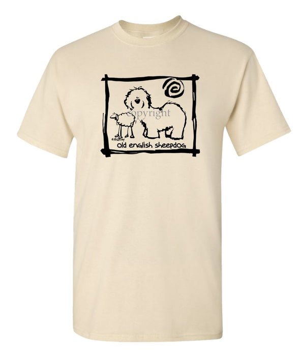 Old English Sheepdog - Cavern Canine - T-Shirt