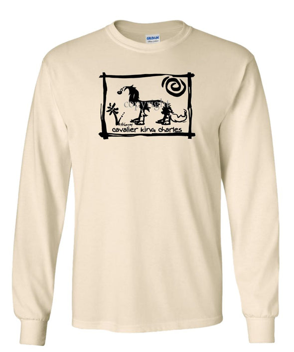 Cavalier King Charles - Cavern Canine - Long Sleeve T-Shirt