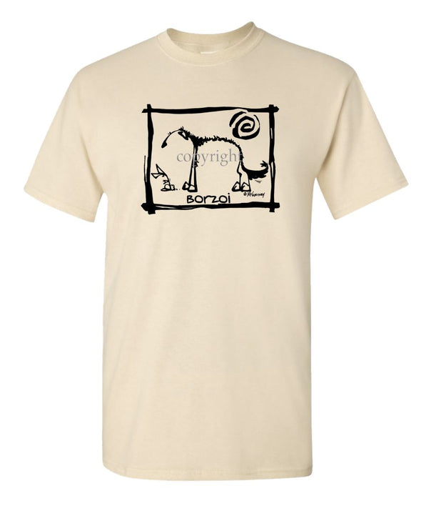 Borzoi - Cavern Canine - T-Shirt