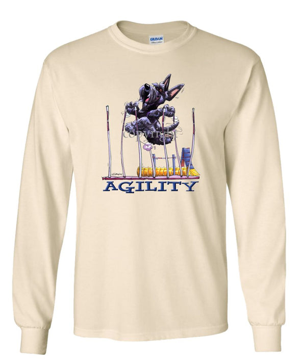 Scottish Terrier - Agility Weave II - Long Sleeve T-Shirt