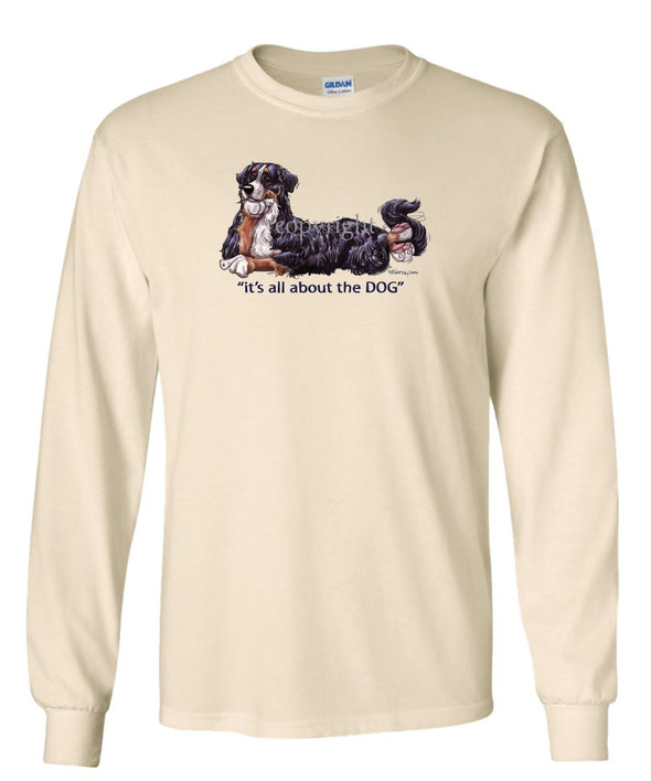 Bernese Mountain Dog - All About The Dog - Long Sleeve T-Shirt