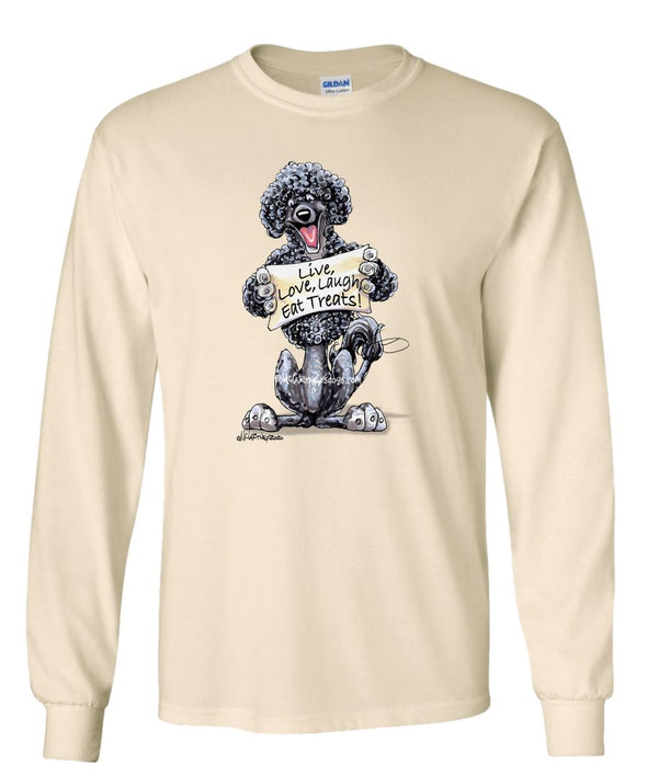Portuguese Water Dog - Live Love - Mike's Faves - Long Sleeve T-Shirt