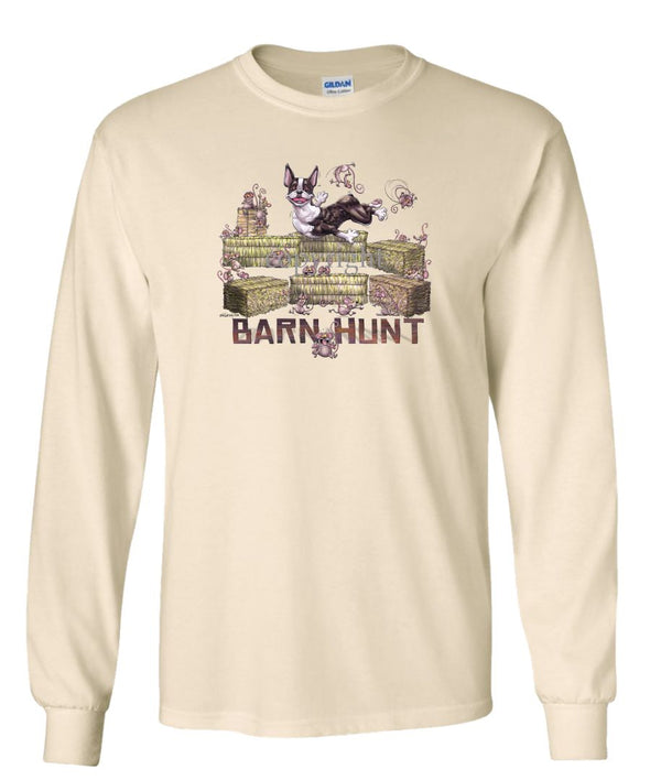 Boston Terrier - Barnhunt - Long Sleeve T-Shirt