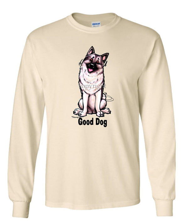 Norwegian Elkhound - Good Dog - Long Sleeve T-Shirt