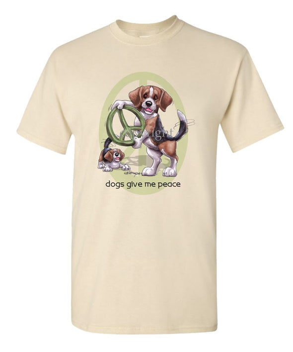 Beagle - Peace Dogs - T-Shirt