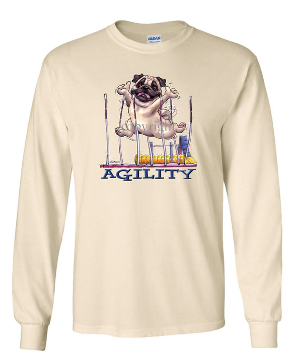 Pug - Agility Weave II - Long Sleeve T-Shirt